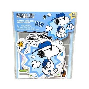 Peanuts DIY Snoopy Scratch Wish Cards